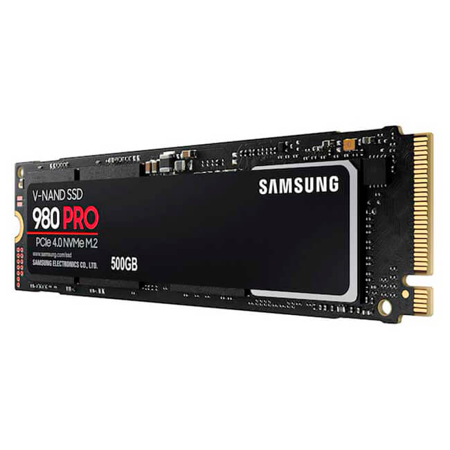 ssd m.2 solido samsung 500gb ( mz-v8p500b/am ) 980 pro | nvme