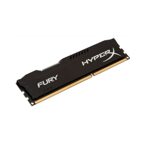 MEMORIA KINGSTON HYPERX FURY BLACK, 16GB, DDR4, 2666 MHZ, PC4-21300, CL16, 1.2V.