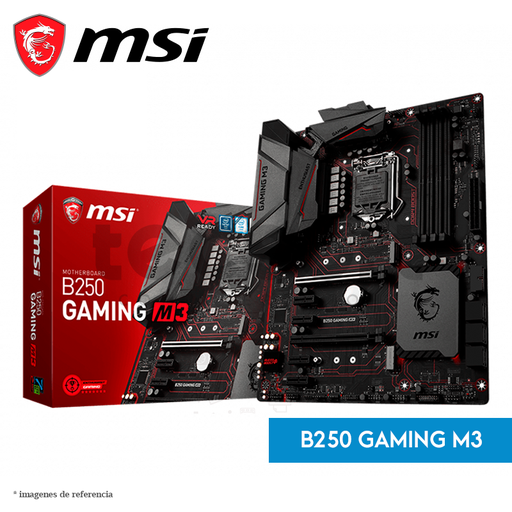 Tarjeta madre MSI B250 Gaming M3 - DDR4 - USB 3.1 - LGA1151